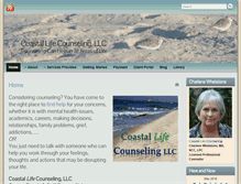 Tablet Screenshot of coastal-life-counseling.com